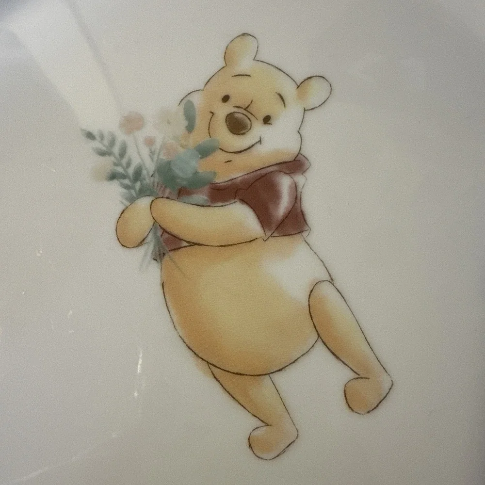 DISNEY‎ Winnie the Pooh Green Misty Mornings Dinner Plate